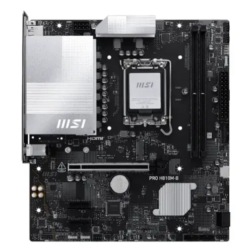 MSI PRO H810M-B DDR5 LGA1851 mATX Motherboard
