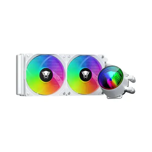 Jungle Leopard TK1-240P ARGB Liquid CPU Cooler White
